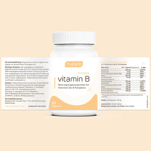 Vitamin B-Komplex - 60 Kapseln