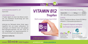 Vitamin B12 Tropfen - 50ml