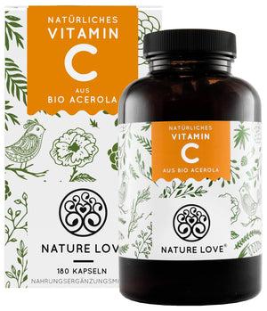 Bio Vitamin C Kapseln aus Bio-Acerola - 180 Stück