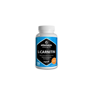 L-Carnitin - 680 mg Tagesdosis - 120 vegane Kapseln