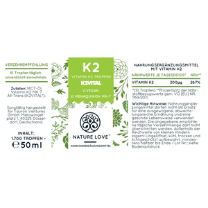 Vitamin K2 Tropfen - 50 ml