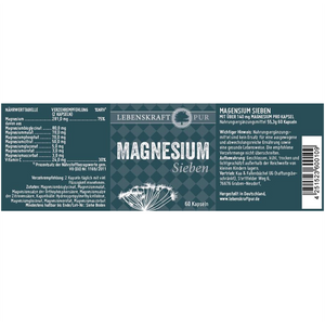 Magnesium Sieben Kapseln - 60 Stück